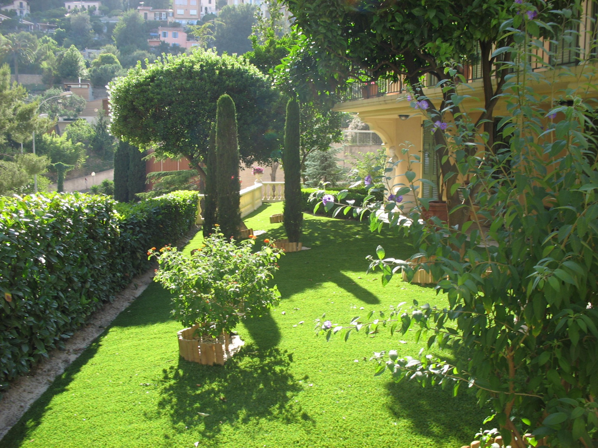 Gazon synthétique à mémoire de forme 40 mm